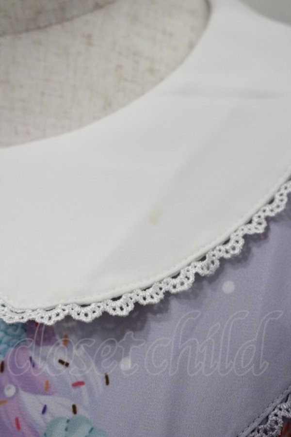 画像5: axes femme kawaii / アイス柄半袖ワンピース M ラベンダー I-26-02-15-053-AX-OP-TE-ZI (5)