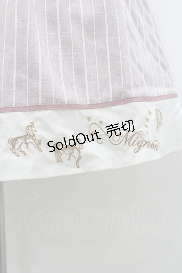 画像5: axes femme kawaii / 遊園地刺繍ベスト風ホルターワンピース M ピンク I-26-02-15-054-AX-OP-TE-ZI (5)