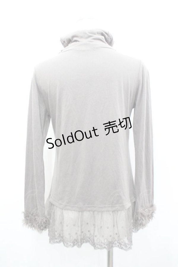 画像3: axes femme / 袖口ファーインナープルオーバー M ブラウン I-26-02-15-007-AX-TO-TE-ZI (3)