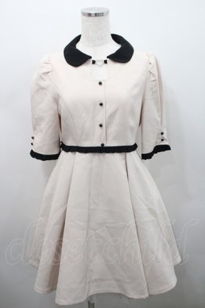 画像: Rojita / ハートリングホワイトカラーワンピース  ベージュ I-26-02-15-069-LO-OP-SA-ZI