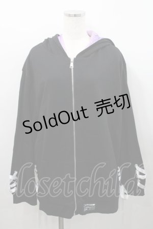 画像: Favorite / あのんちゃんパーカー  黒Ｘ白 I-26-02-15-076-LO-TO-SA-ZI