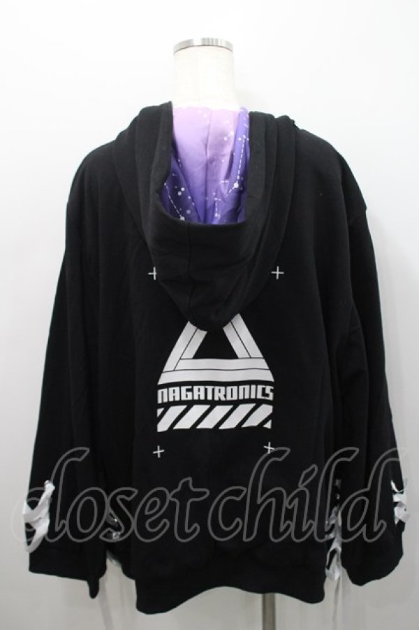 画像2: Favorite / あのんちゃんパーカー  黒Ｘ白 I-26-02-15-076-LO-TO-SA-ZI (2)