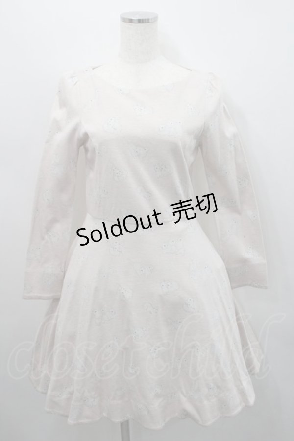 画像1: Franche Lippee / うじゃうじゃうさぎワンピース M ピンク I-26-02-15-077-LO-OP-SA-ZI (1)