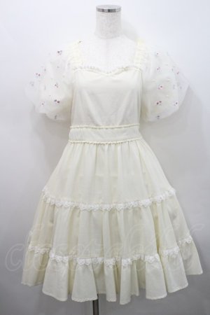 画像: mellfy memory / Fleur Candyワンピース  アイボリー I-26-02-15-081-0-OP-SA-ZI