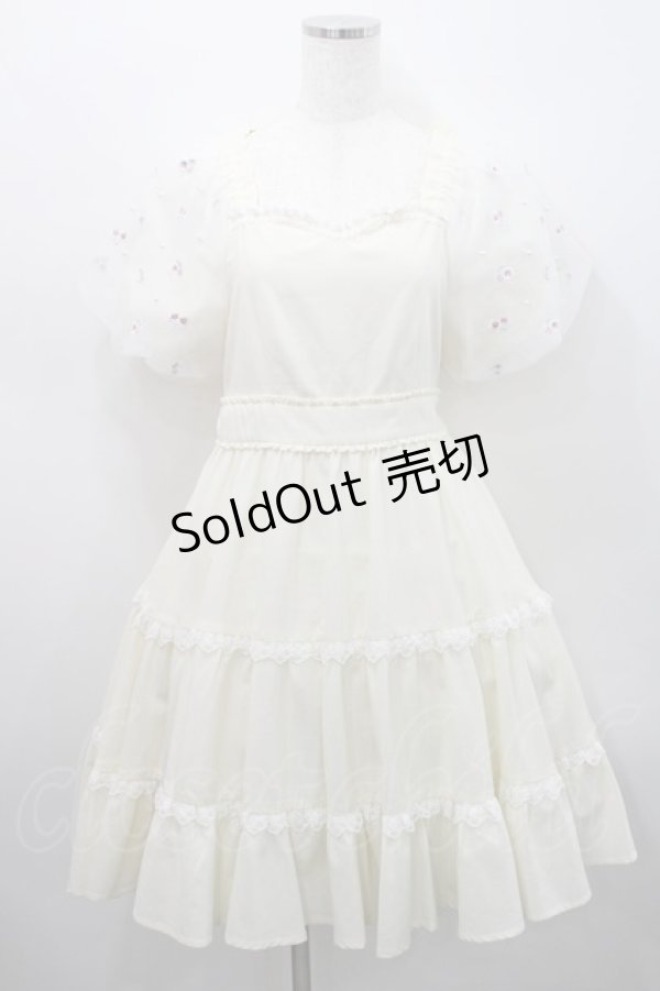 画像1: mellfy memory / Fleur Candyワンピース  アイボリー I-26-02-15-081-0-OP-SA-ZI (1)