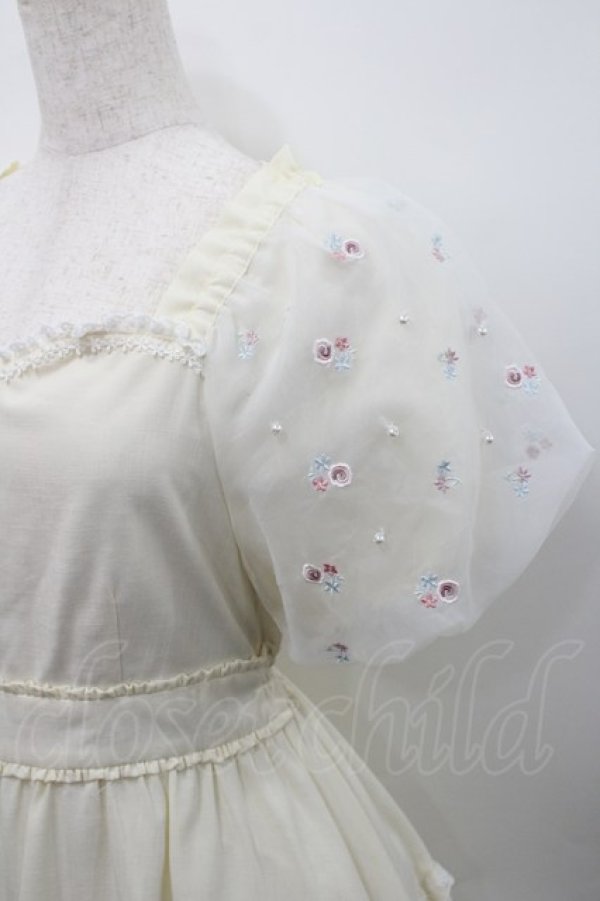 画像3: mellfy memory / Fleur Candyワンピース  アイボリー I-26-02-15-081-0-OP-SA-ZI (3)