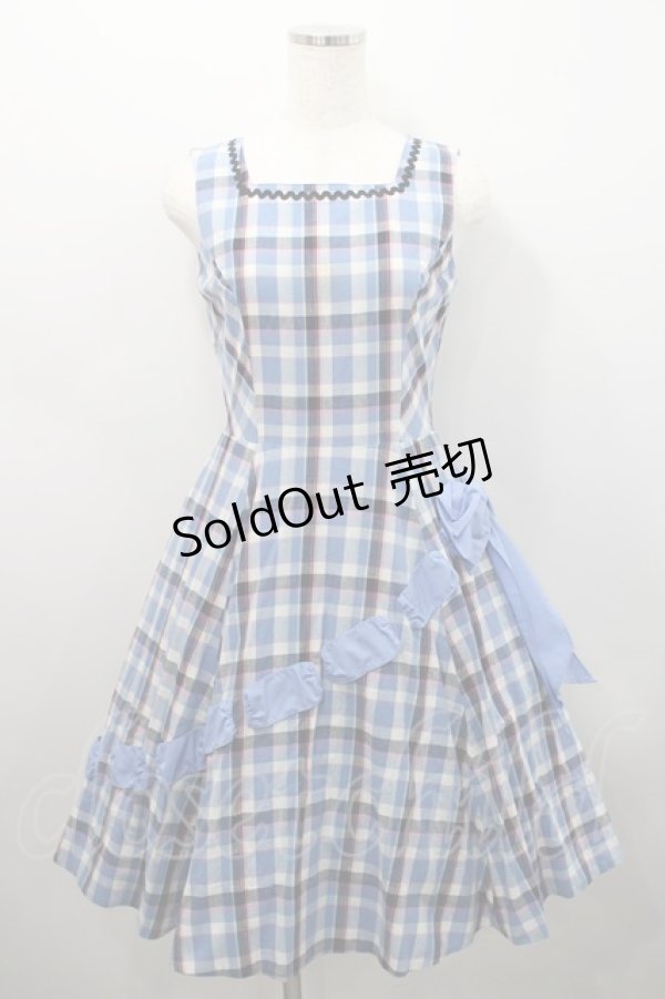 画像1: MILK / SUN-KISSEDドレス  ブルー I-26-02-15-089-ML-OP-SA-ZI (1)