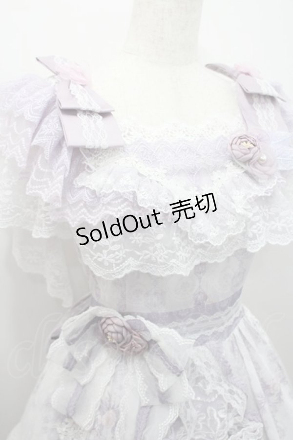 画像3: Garden Cat / 妖精&門柄ジャンパースカート  ラベンダー I-26-02-15-094-LO-OP-SA-ZI (3)