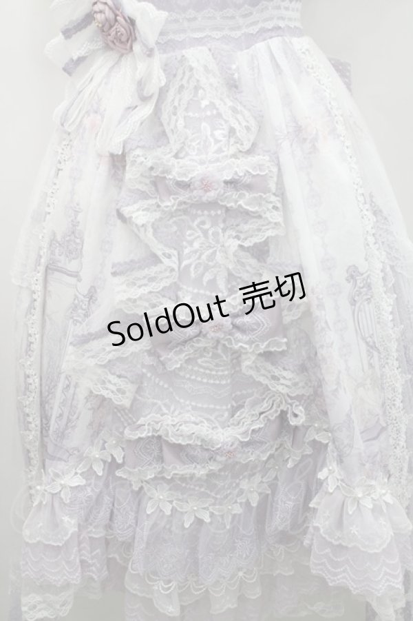 画像4: Garden Cat / 妖精&門柄ジャンパースカート  ラベンダー I-26-02-15-094-LO-OP-SA-ZI (4)