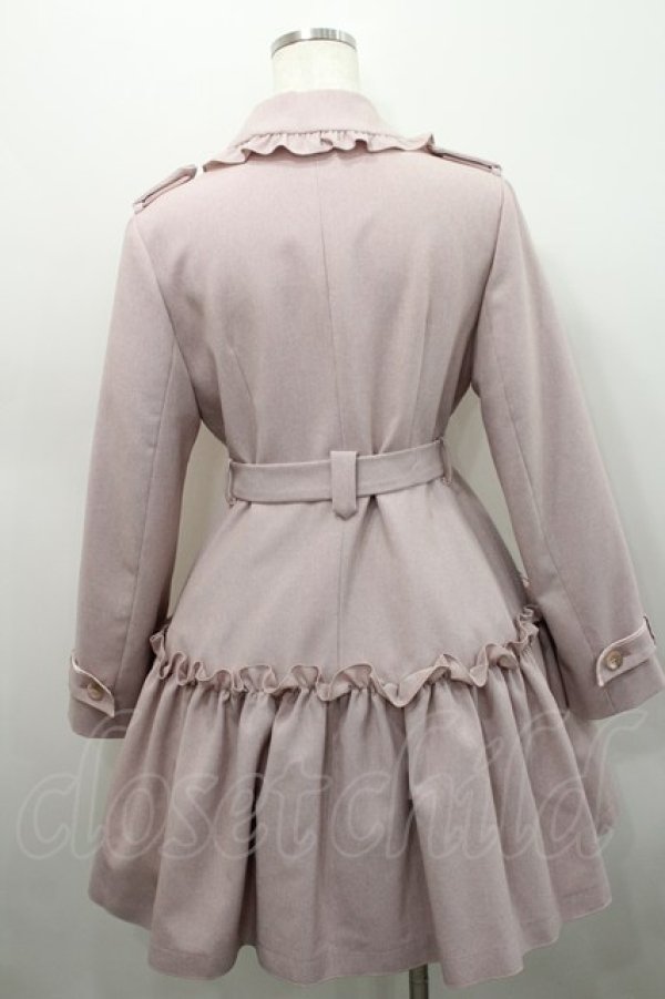 画像2: MILK / ビクトリアントレンチコート  スモーキーピンク I-26-02-15-095-ML-CO-SA-ZI (2)