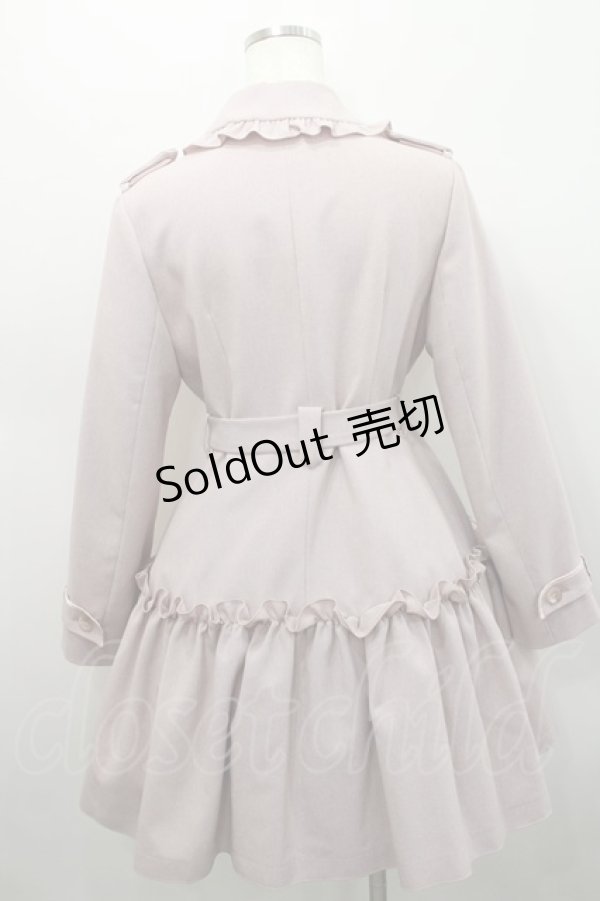 画像2: MILK / ビクトリアントレンチコート  スモーキーピンク I-26-02-15-095-ML-CO-SA-ZI (2)
