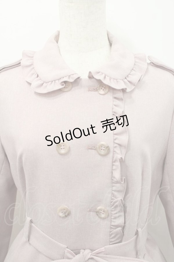 画像3: MILK / ビクトリアントレンチコート  スモーキーピンク I-26-02-15-095-ML-CO-SA-ZI (3)