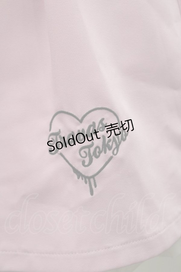 画像3: TRAVAS TOKYO / サイド編み下げサス付きスカート  ピンク I-26-02-15-101-PU-SK-SA-ZI (3)