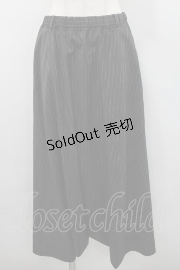 画像1: AXES-X / 絣ストライプ侍パンツ  グレー I-26-02-15-102-LO-PA-HR-ZI (1)