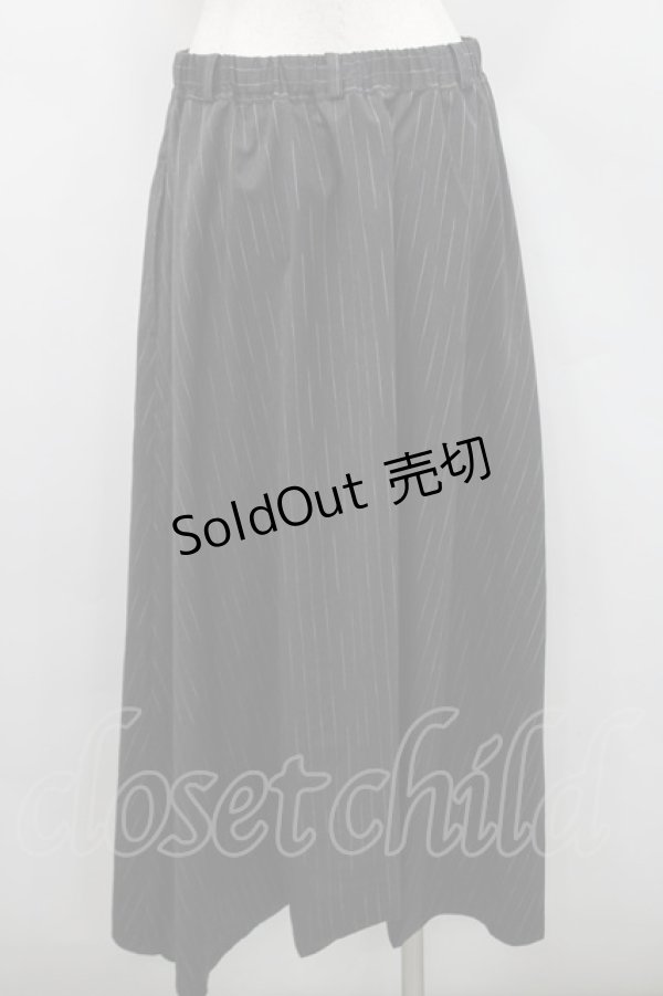 画像2: AXES-X / 絣ストライプ侍パンツ  グレー I-26-02-15-102-LO-PA-HR-ZI (2)