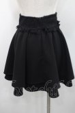 画像2: Rojita / 飾りベルト2段フレアスカート  黒 I-26-02-15-104-LO-SK-SA-ZI (2)