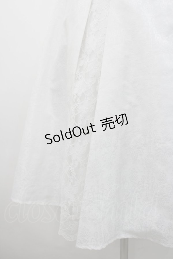 画像4: Secret Honey / サイド編み下げロングスカート  白 I-26-02-15-106-CA-SK-SA-ZI (4)