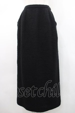 画像: INGEBORG / ツイード調ペンシルスカート M ブラック I-26-02-15-107-LO-SK-SA-ZI