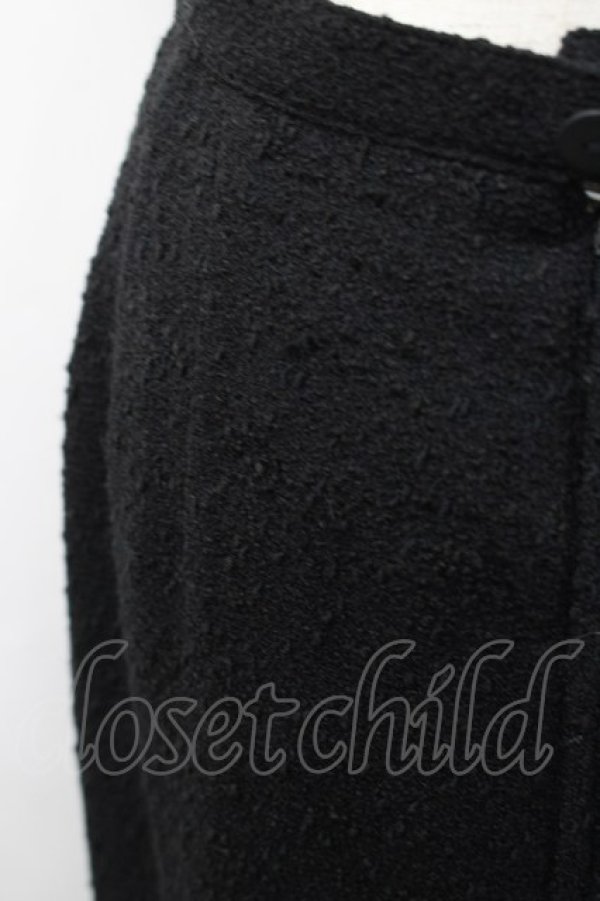 画像3: INGEBORG / ツイード調ペンシルスカート M ブラック I-26-02-15-107-LO-SK-SA-ZI (3)
