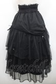 画像2: Rojita / チュールティアードスカート  黒 I-26-02-15-108-LO-SK-SA-ZI (2)