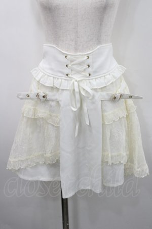 画像: LIZ LISA / フィッシュテールティアードスカパン  白 I-26-02-15-113-LO-SK-SA-ZI