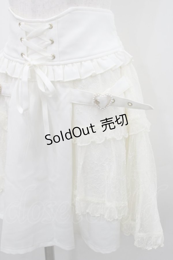 画像3: LIZ LISA / フィッシュテールティアードスカパン  白 I-26-02-15-113-LO-SK-SA-ZI (3)