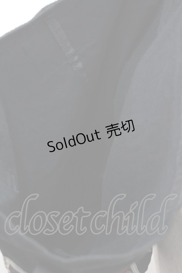 画像5: PINK HOUSE / くまワッペンバケツ型バッグ  黒Ｘ白 I-26-02-15-114-LO-BG-SA-ZT0222K (5)