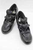 画像1: Angelic Pretty / Trio Heartシューズ S 黒 I-26-02-15-120-AP-SH-SA-ZI (1)