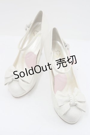 画像: BABY,THE STARS SHINE BRIGHT / グリッタープリンセスパンプス M アイボリー I-26-02-15-121-BA-SH-SA-ZI