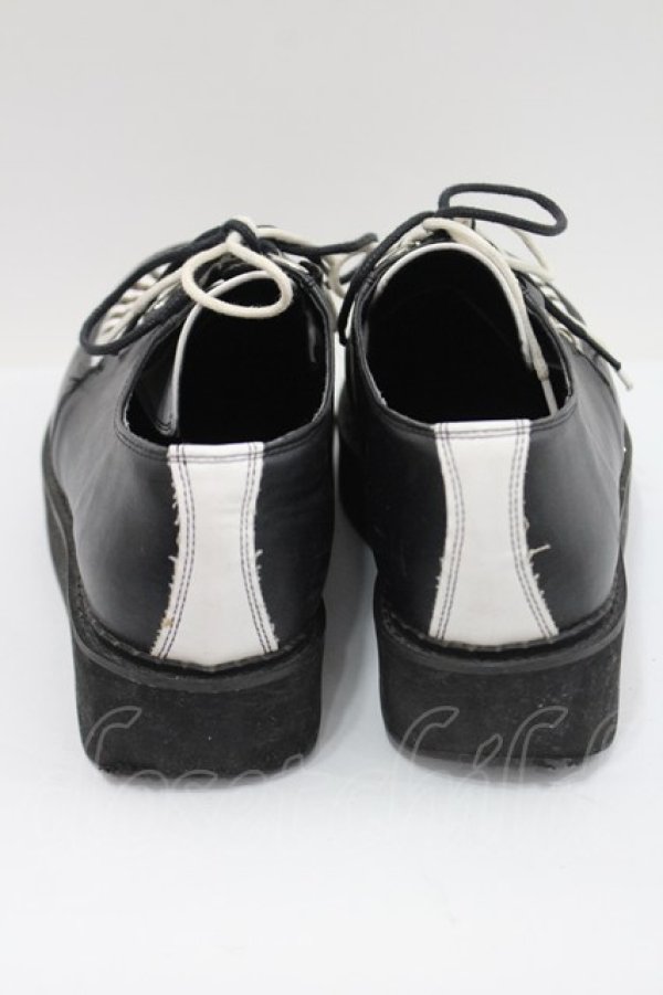 画像3: YOSUKE / ラバーソール 約24CM 黒Ｘ白 I-26-02-15-123-PU-SH-SA-ZI (3)