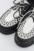 画像4: YOSUKE / ラバーソール 約24CM 黒Ｘ白 I-26-02-15-123-PU-SH-SA-ZI (4)