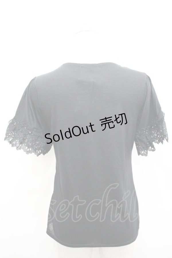 画像3: axes femme / ブラウスディテール半袖PO M クロ I-26-02-15-026-AX-TO-SA-ZI (3)