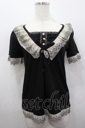 画像: axes femme / フリル使いブロッキングPO M クロ I-26-02-15-031-AX-TO-SA-ZI