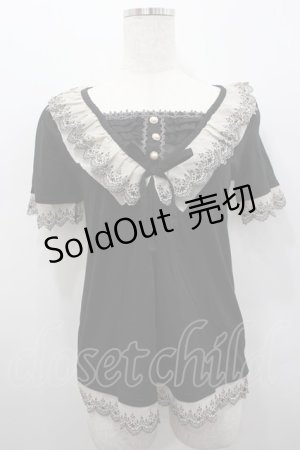 画像: axes femme / フリル使いブロッキングPO M クロ I-26-02-15-031-AX-TO-SA-ZI