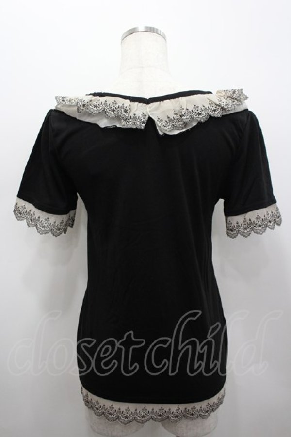 画像3: axes femme / フリル使いブロッキングPO M クロ I-26-02-15-031-AX-TO-SA-ZI (3)