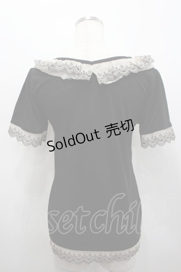 画像3: axes femme / フリル使いブロッキングPO M クロ I-26-02-15-031-AX-TO-SA-ZI (3)