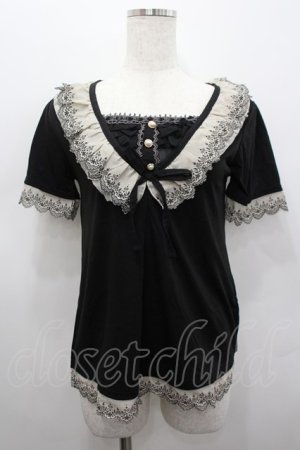 画像: axes femme / フリル使いブロッキングPO M クロ I-26-02-15-032-AX-TO-SA-ZI