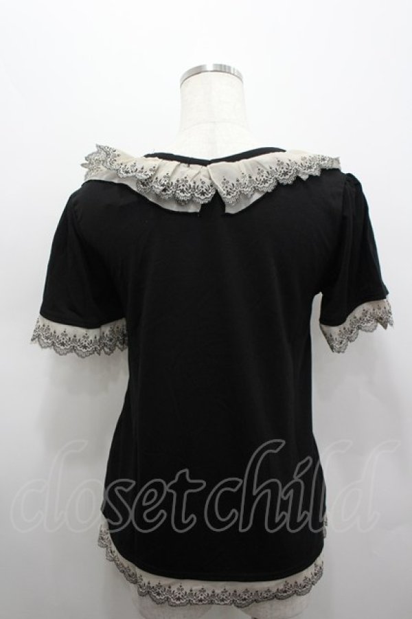 画像3: axes femme / フリル使いブロッキングPO M クロ I-26-02-15-032-AX-TO-SA-ZI (3)