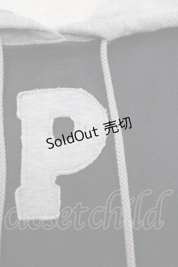 画像2: PINK HOUSE / アップリケラグランスリーブフーディ M グレー×ブラック I-26-02-18-034-LO-TO-SA-ZI (2)