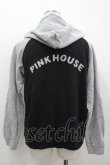 画像3: PINK HOUSE / アップリケラグランスリーブフーディ M グレー×ブラック I-26-02-18-034-LO-TO-SA-ZI (3)