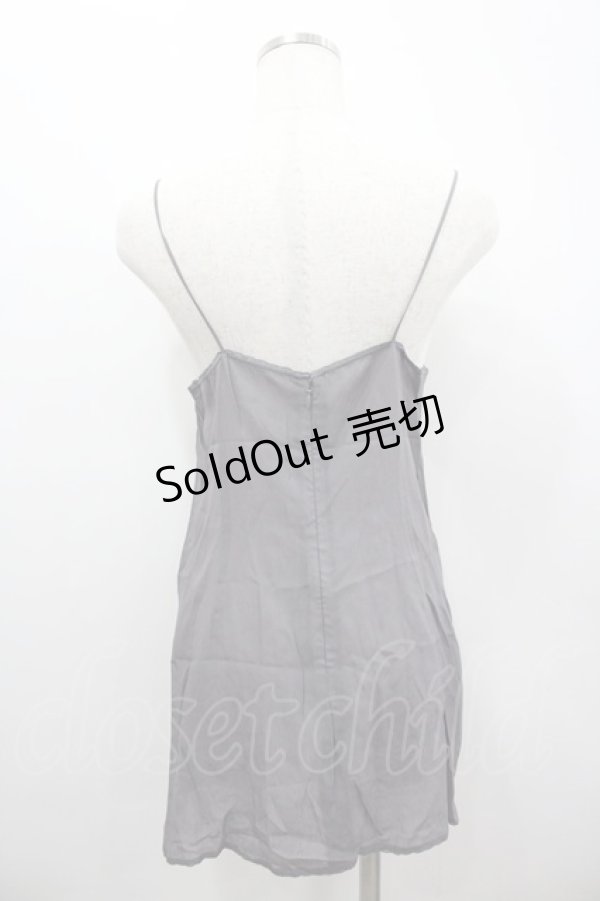 画像4: PINK HOUSE / ドットシフォンノースリーブトップス  グレーＸ白 I-26-02-18-037-LO-TO-SA-ZI (4)