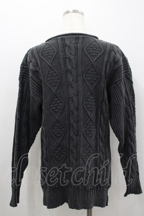 画像3: HYSTERIC GLAMOUR / スカルケーブルニット F グレー I-26-02-18-042-PU-TO-TE-ZI (3)