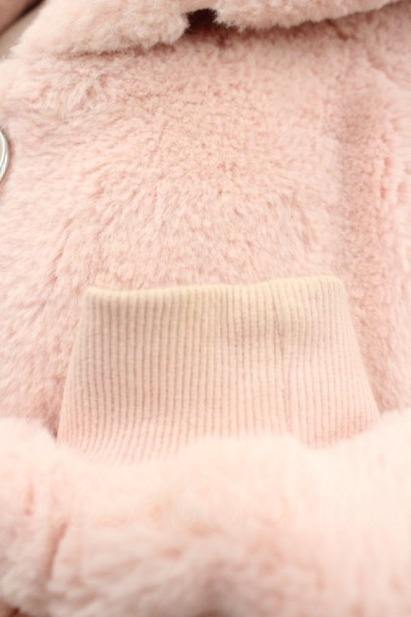 画像2: REFLEM / うさ耳ファージップアップパーカー  ピンク I-26-02-18-043-PU-TO-TE-ZI (2)