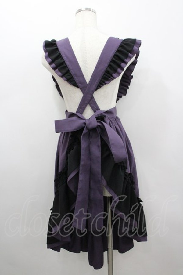 画像3: Ozz oneste / Midnight Masqueradeセパレートタブリエ  パープルｘ黒 I-26-02-18-051-OO-OP-SA-ZI (3)