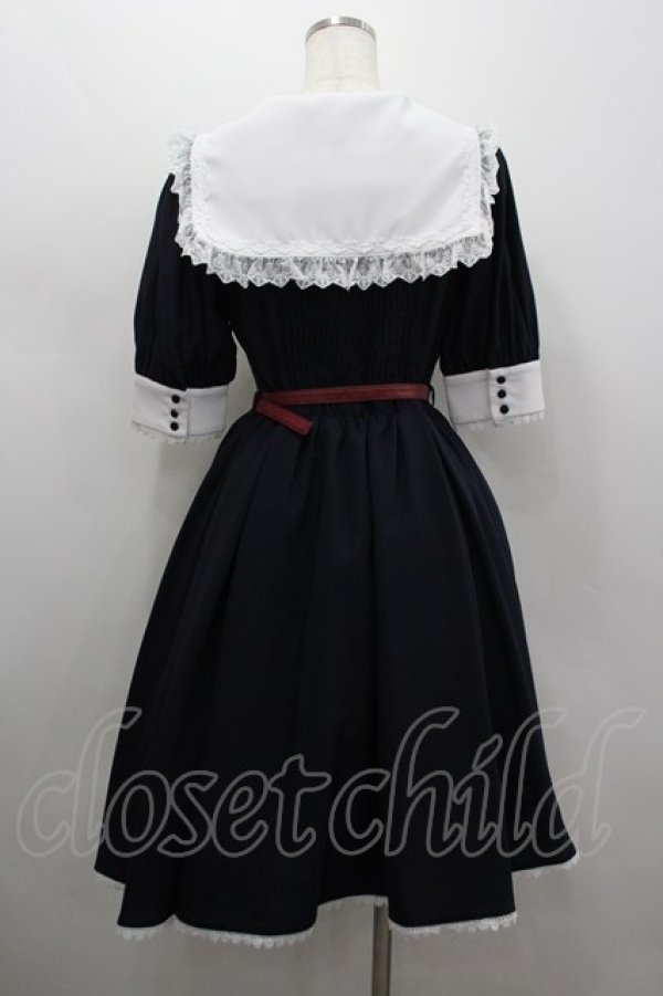 画像3: Vallee lys / Sailor Waltz Dress  ネイビー I-26-02-18-052-GO-OP-TE-ZI (3)