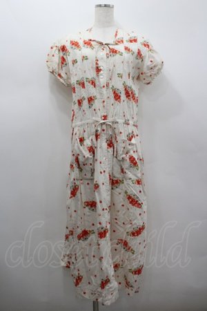 画像: PINK HOUSE / さくらんぼ籠pt半袖ワンピース  キナリ I-26-02-18-062-LO-OP-SA-ZI