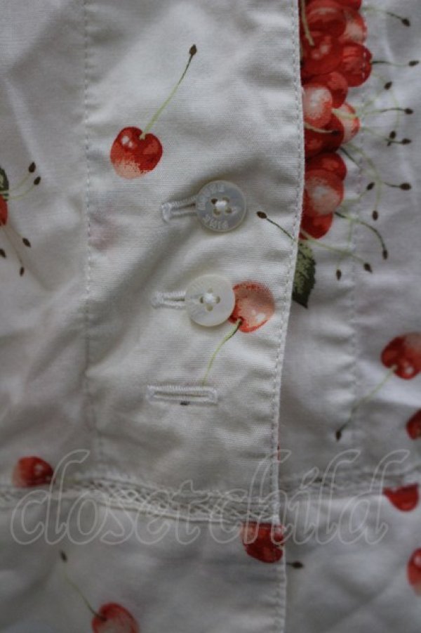 画像5: PINK HOUSE / さくらんぼ籠pt半袖ワンピース  キナリ I-26-02-18-062-LO-OP-SA-ZI (5)