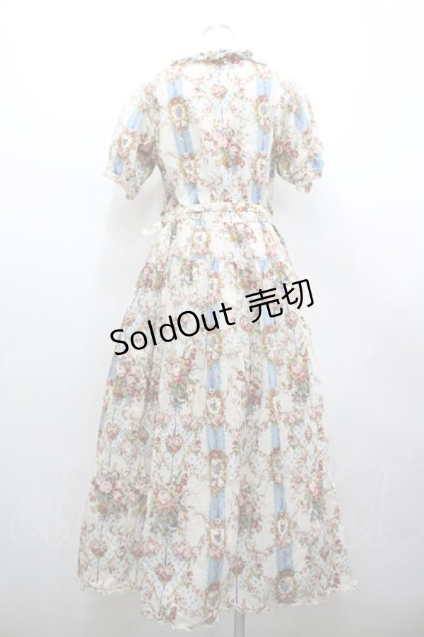 画像2: PINK HOUSE / 壁紙模様プリントワンピース  キナリ I-26-02-18-064-LO-OP-SA-ZI (2)