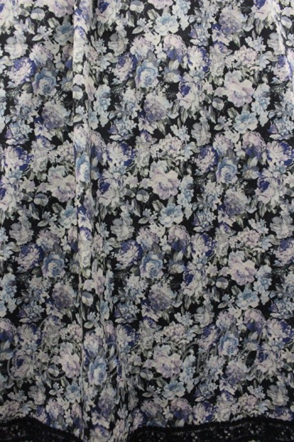 画像3: axes femme / 小花柄ボータイワンピース  ブラック I-26-02-18-067-AX-OP-SA-ZI (3)