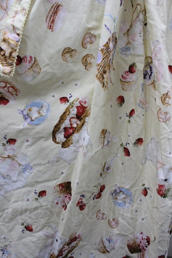 画像3: PINK HOUSE / スイーツスプリングバニープリントワンピース  クリームイエロー I-26-02-18-068-LO-OP-SA-ZI (3)